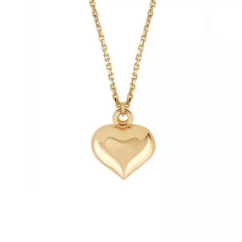 Kultainen sydänkaulakoru 45 cm XXCABLE1N-1800-1