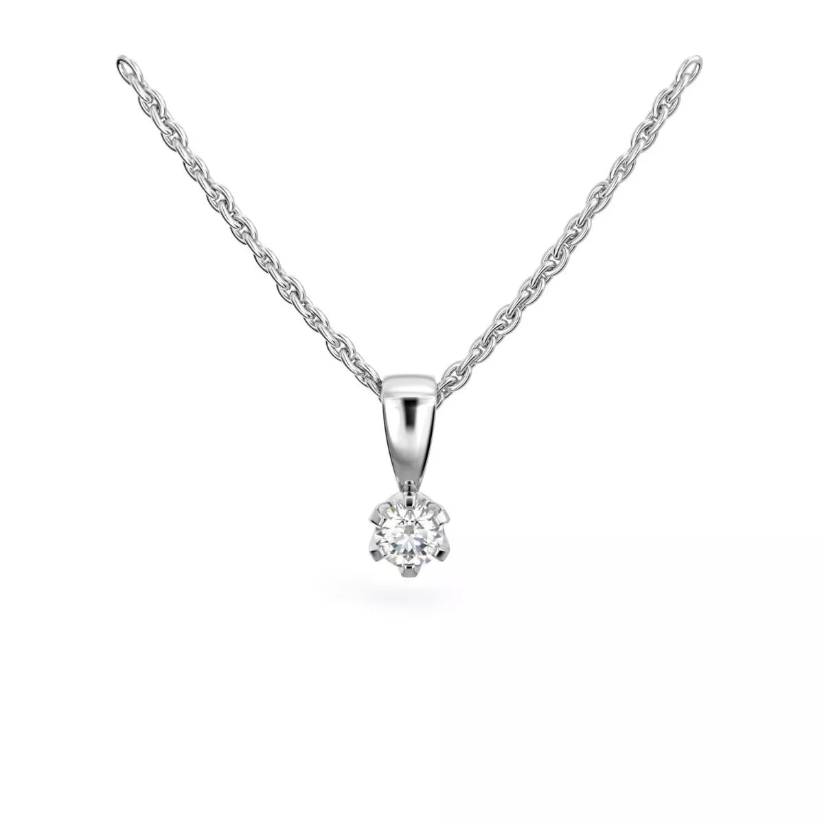 Festive Classic timanttiriipus, platina 129-010R-PT