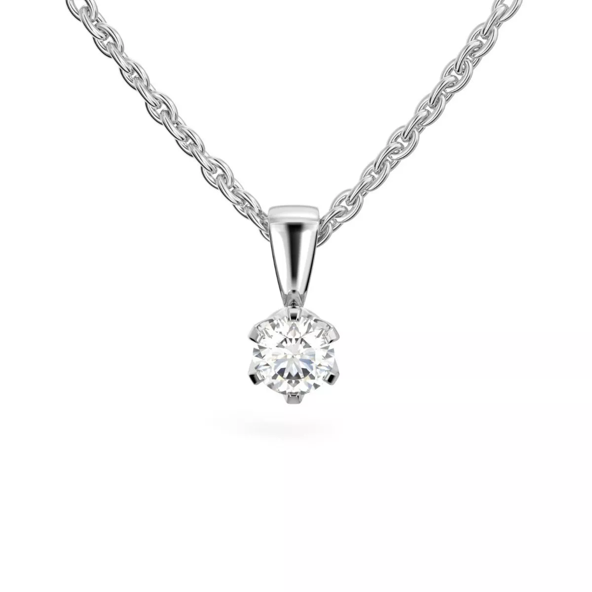 Festive Classic timanttiriipus, platina 129-045R-PT