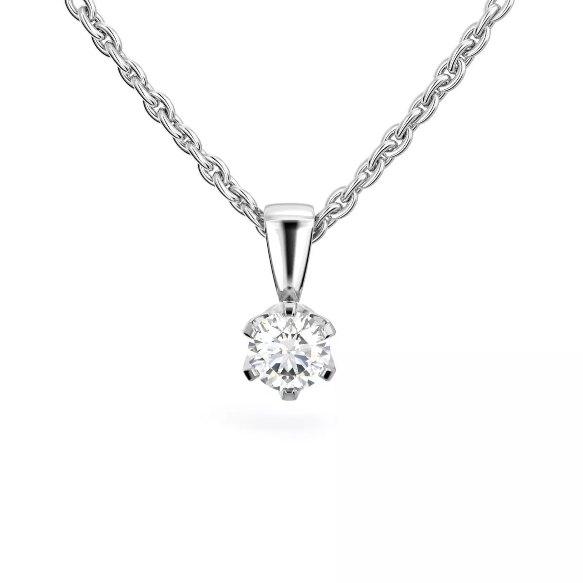 Festive Classic timanttiriipus, platina 129-050R-PT