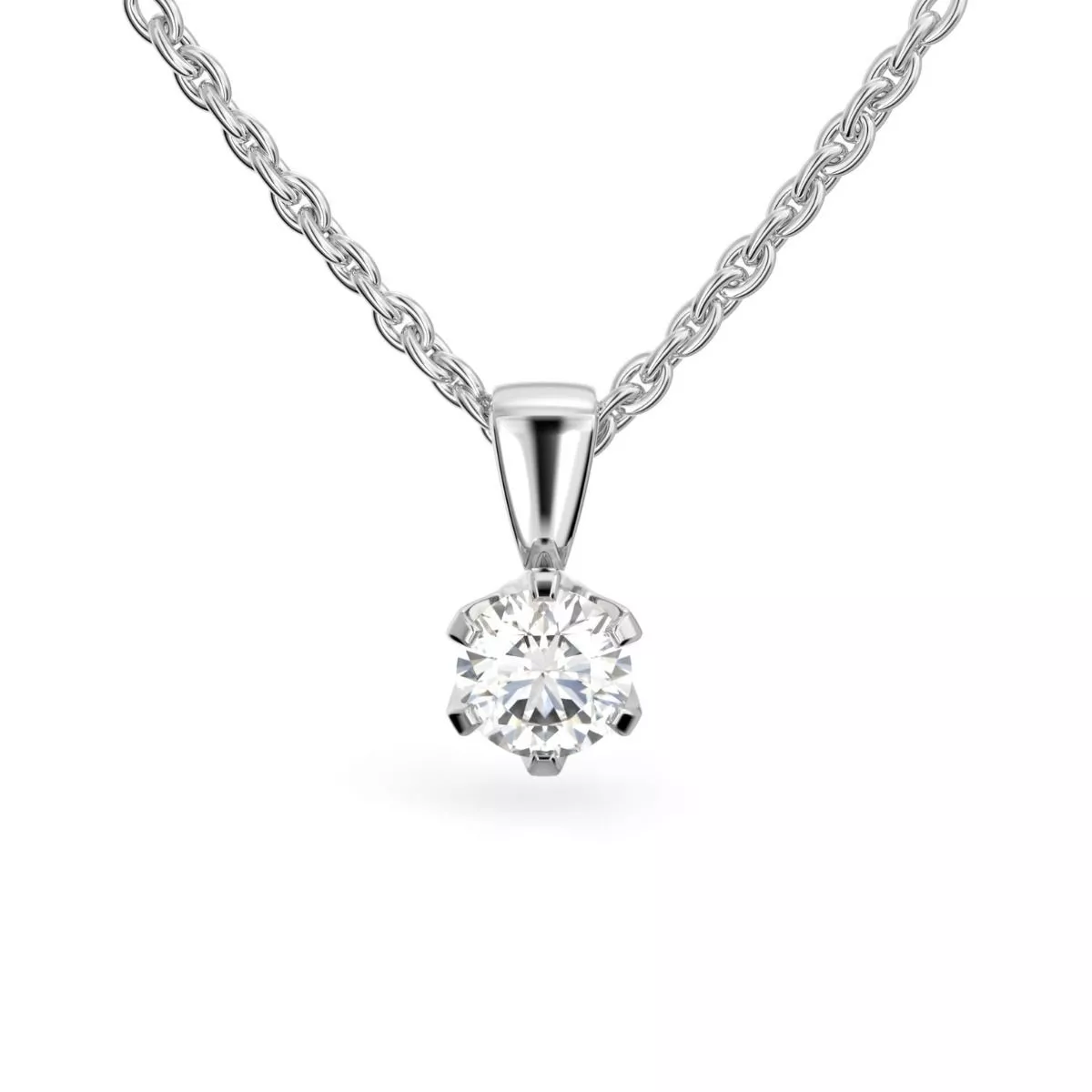 Festive Classic timanttiriipus, platina 205-070R-PT