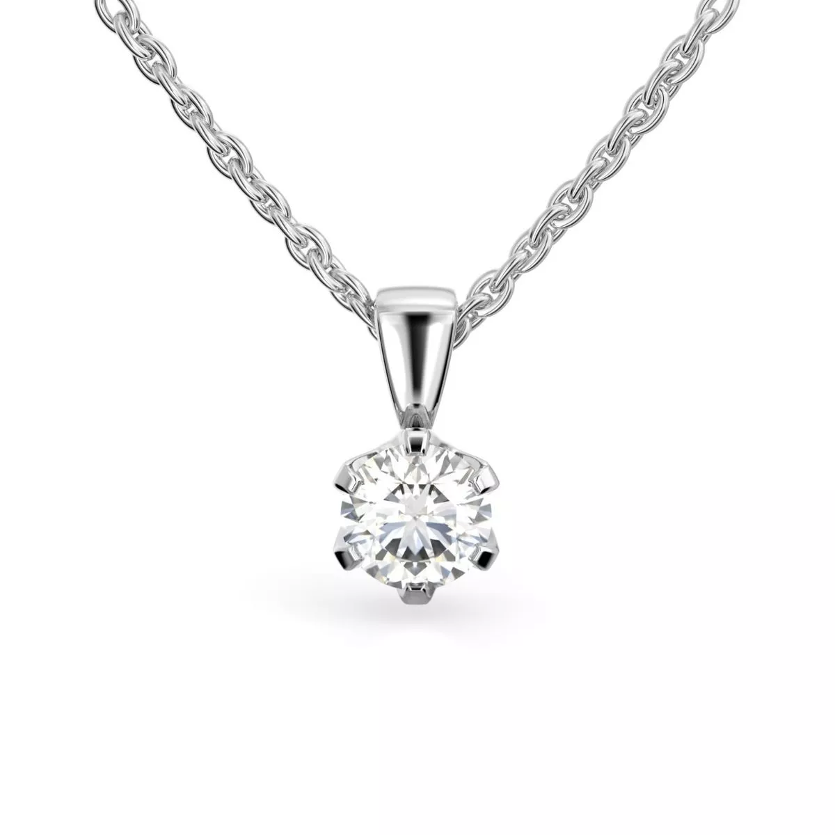 Festive Classic timanttiriipus, platina 205-100R-PT