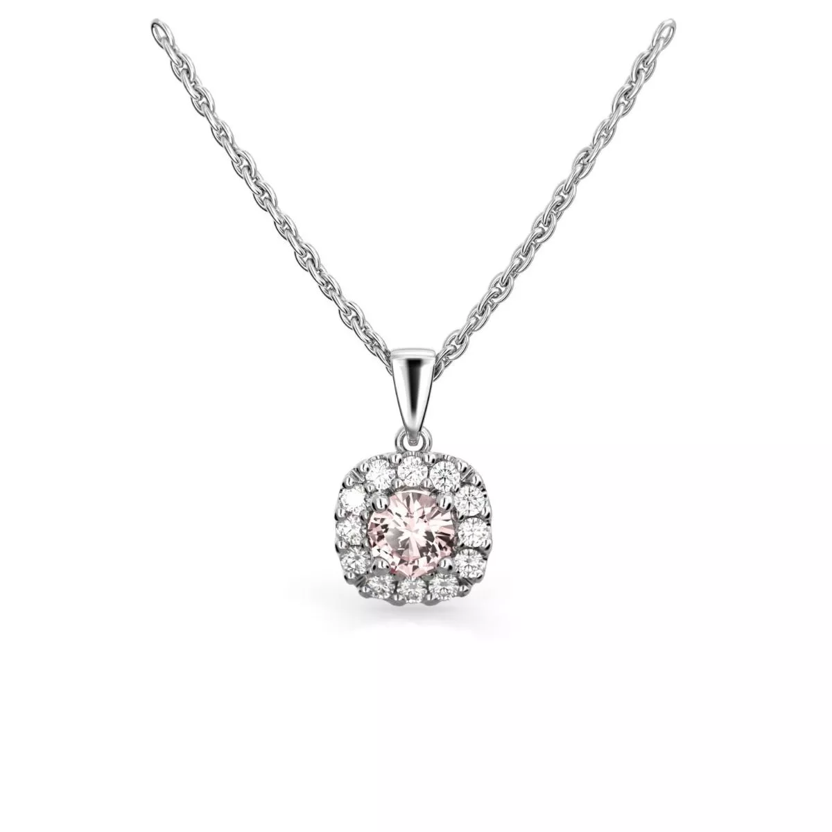 Festive Janette Morganiitti timanttiriipus, platina 567-030MR-PT