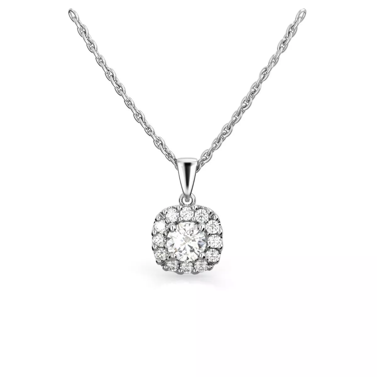 Festive Janette timanttiriipus, platina 567-030R-PT