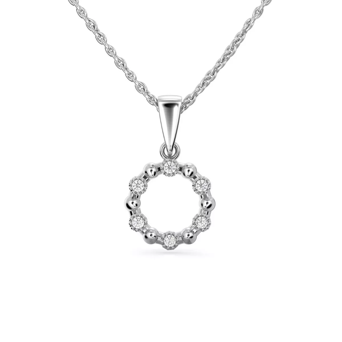 Festive Venus timanttiriipus, platina 618-006R-PT