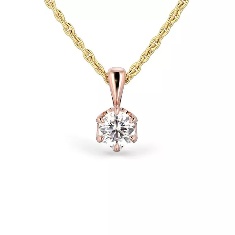 Festive Adele riipus, punakulta 671-030-PK