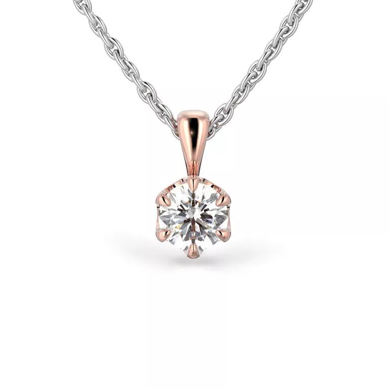 Festive Adele riipus, punakulta 671-050-PK