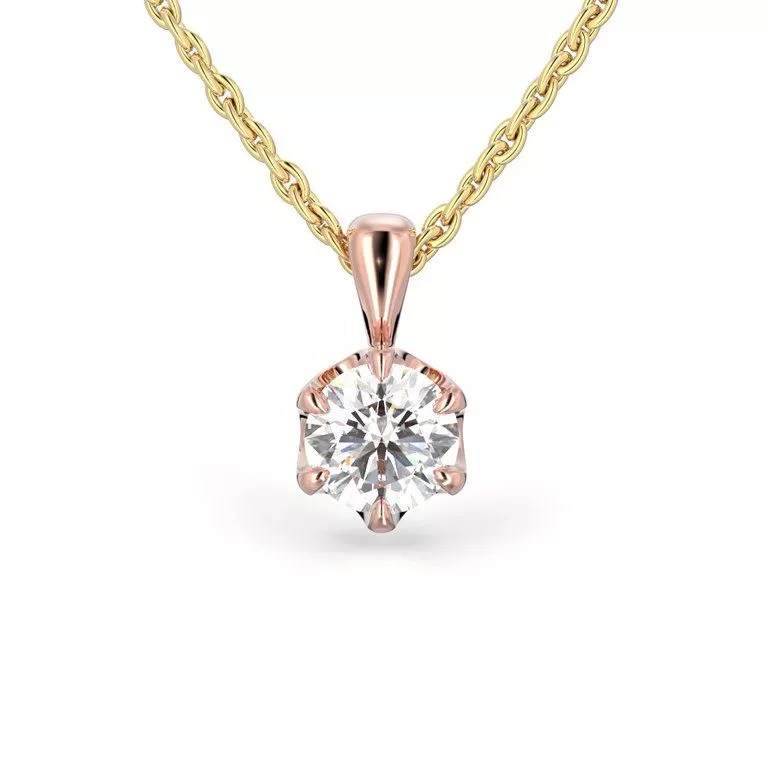 Festive Adele riipus, punakulta 671-070-PK