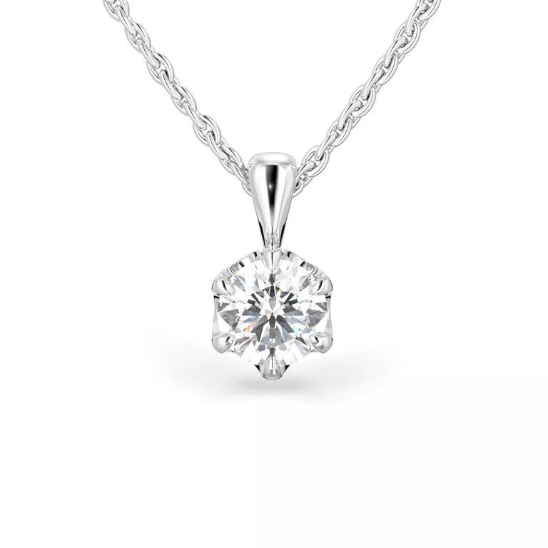 Festive Adele riipus, valkokulta 671-070-VK