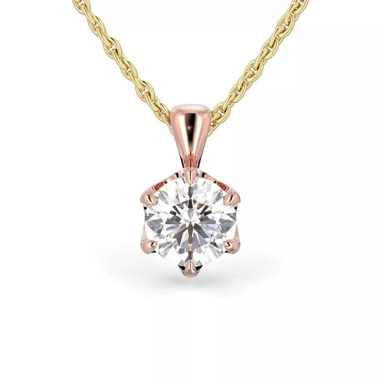 Festive Adele riipus, punakulta 671-100-PK