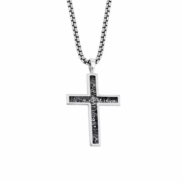 Silver Necklace / Cross OTN-220425-50