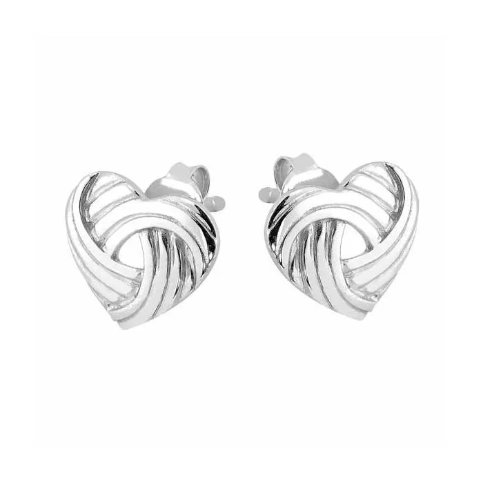 Silverhjärtörhängen SPE06828-00