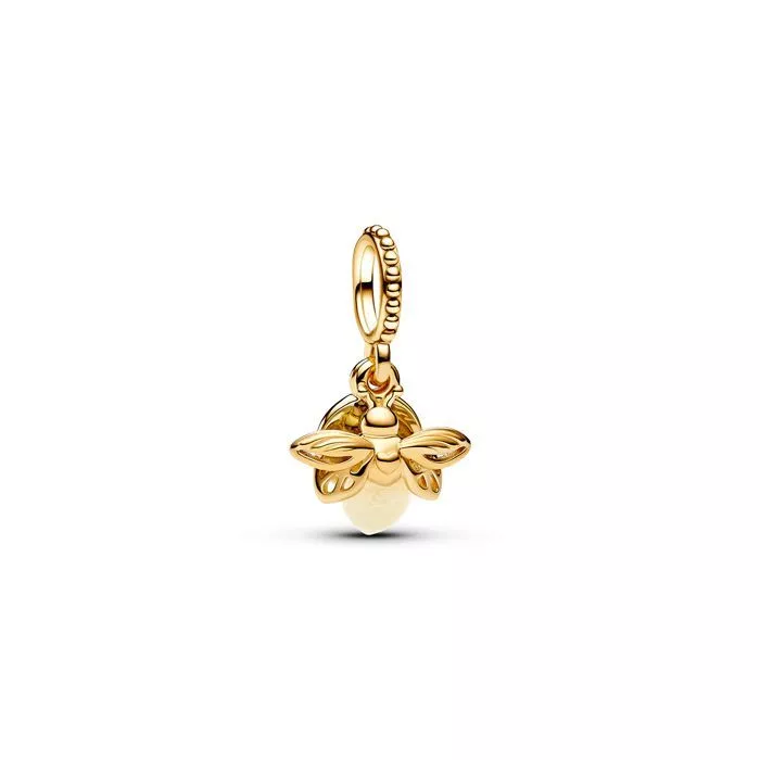 Dangle Charm Pandora Queen Necklace Authentic Pandora TWO TONE