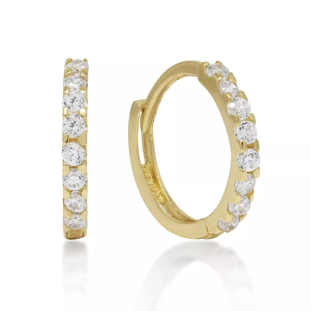 Gold Earrings K-E44726Z | Kulta-Center.com