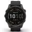 Garmin Fenix 7S Sapphire Solar, Hiilenharmaa DLC-titaani ja musta hihna 010-02539-25-6