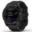 Garmin Fenix 7 Sapphire Solar Musta DLC-titaani ja musta hihna 010-02540-35-5