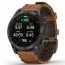 Garmin EPIX 2,Black,Sapphire, Carbon Gray DLC Ti w/Leather Band 010-02582-30-4