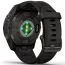 Garmin epix Pro (Gen 2) Sapphire Edition ​42 mm​ Hiilenharmaa DLC-pinnoitettu titaani, musta silikoniranneke 010-02802-15-3