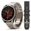 Garmin Fenix 8 Amoled Titanium 47 mm titaani ranneke ja silikoni ranneke 010-02904-40-0