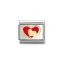 Nomination Classic Heart In Heart Red 030283/28-1