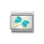Nomination Classic Turquoise Dragonfly 030285/58-1