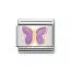 Nomination Classic Purple Butterfly 030285/60-1