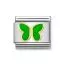 Nomination Classic Green Butterfly 030285/61-1