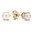 Gold Ohrringe 4mm 1034valk-1