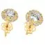 Golden  Zucht Ohrringe JE91279-CZ-1