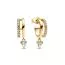 Pandora Dangling Heart Hoop Ohrringe 263685C01-1