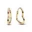 Pandora Asymmetrical Heart Hoop Ohrringe 268307C00-1