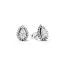 Pandora Sparkling Pear Halo Stud Ohrringe 292834C01-0