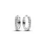 Pandora Sparkling Huggie Hoop Ohrringe 293015C01-0