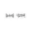Pandora Sparkling Bow Stud Ohrringe 293506C01-1