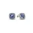 Pandora Sparkling Square Blue Halo Ohrringe 293551C01-1