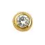 Gold  Zahnschmuck, pallo 3-42-1