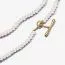 Pandora Treated Freshwater Cultured Pearls T-bar Collier kaulakoru 45 cm 363297C01-3