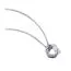 Pandora Organically Shaped Pavé Circle & Treated Freshwater Cultured Pearl Collier kaulakoru 393303C01-45-1