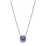 Pandora Sparkling Square Blue Halo Pendant Halskette 393560C01-45-1