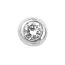 Weißes Goldinen  Zahnschmuck Diamant, pallo 4-42-1