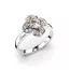 Festive Magnolia Diamant Ring / Morganit 14-527-061M-VK-HSI1-1