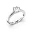 Festive Vivian timanttisormus, valkokulta 557-070-VK