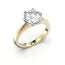 Festive Vivian timanttisormus, kelta- ja valkokulta 557-200-KV