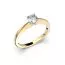 Festive Vanessa timanttisormus, kelta- ja valkokulta 558-030-KV
