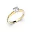 Festive Vanessa timanttisormus, kelta- ja valkokulta 558-040-KV