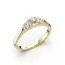 Festive Megan Morganiitti timanttisormus, keltakulta 572-050M-KK