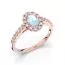 Festive Evelyn Diamant Ring /  Aquamarin 14-577-072A-PK-HSI1-1