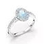 Festive Evelyn Diamant Ring /  Aquamarin 14-577-072A-VK-HSI1-1