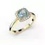 Festive Elsa Diamant Ring /  Aquamarin 14-587-090A-KK-HSI1-1