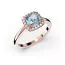 Festive Elsa Diamant Ring /  Aquamarin 14-587-090A-PK-HSI1-1